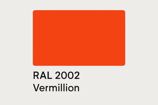 Show an example of RAL 2002 Vermillion