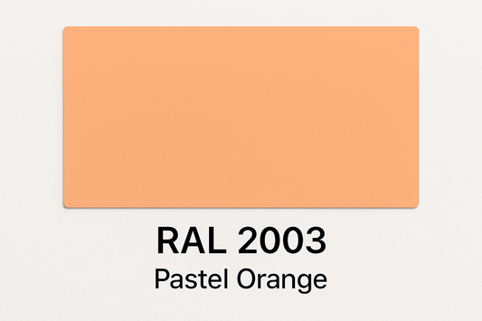 Show an example of RAL 2003 Pastel Orange