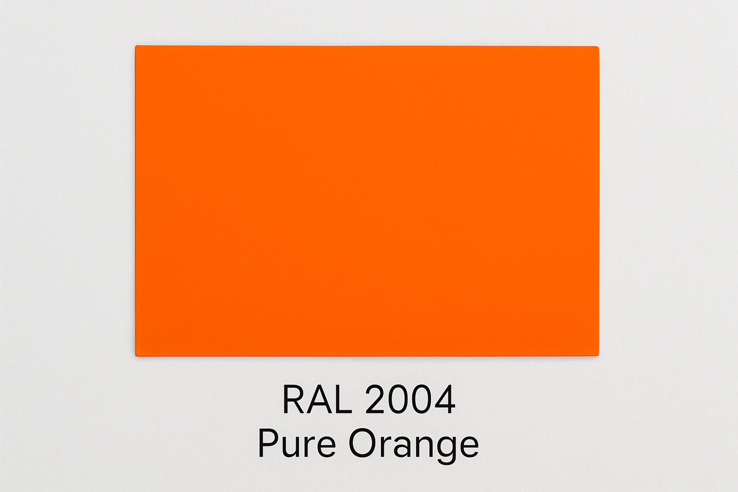 Show an example of RAL 2004 Pure Orange