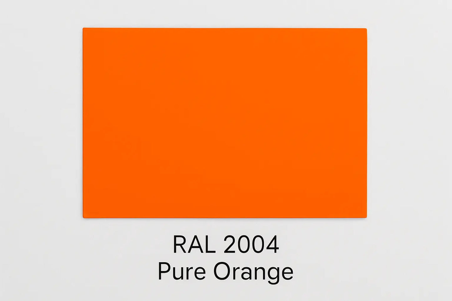 Show an example of RAL 2004 Pure Orange