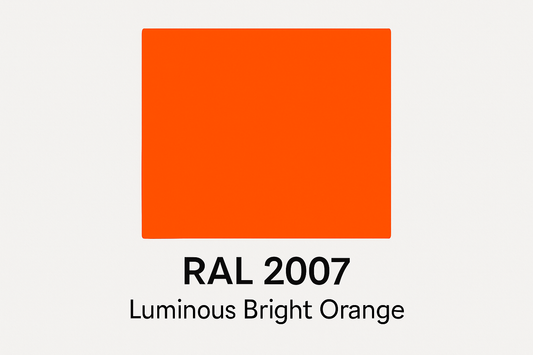show an example of RAL 2007 Luminous Bright Orange