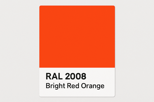 Show an example of RAL 2008 Bright Red Orange