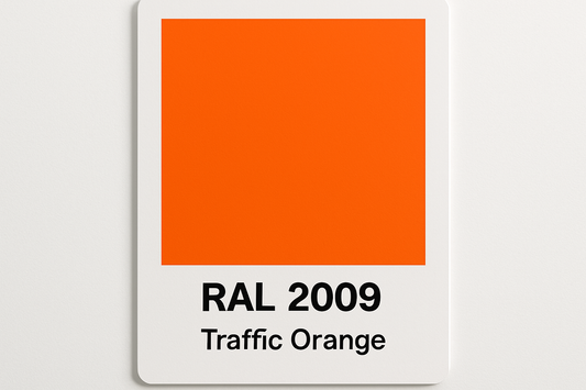 Show an example of RAL 2009 Traffic Orange