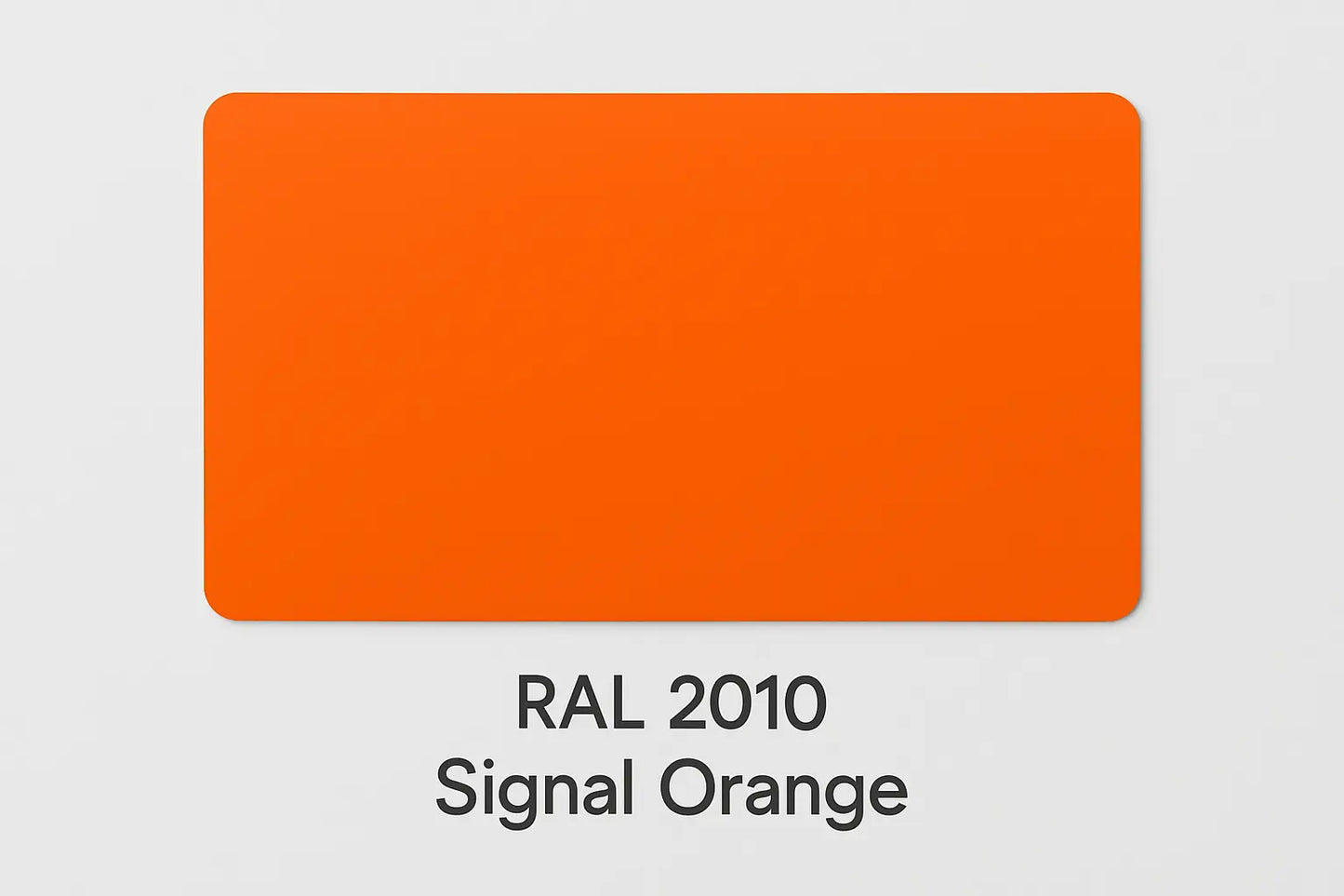 Show an example of RAL 2010 Signal Orange
