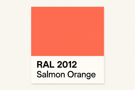 Show an example of RAL 2012 Salmon Orange