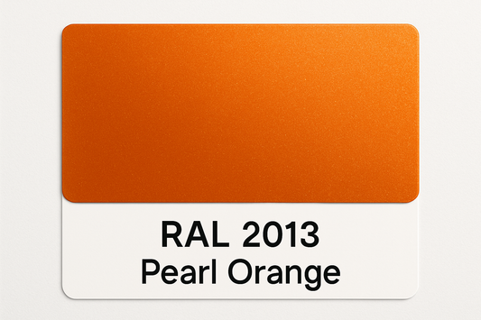 Show an example of RAL 2013 Pearl Orange
