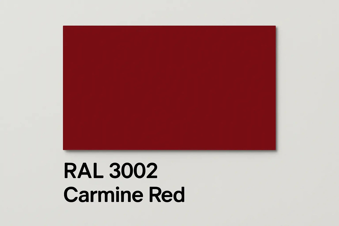Show an example of RAL 3002 Carmine Red
