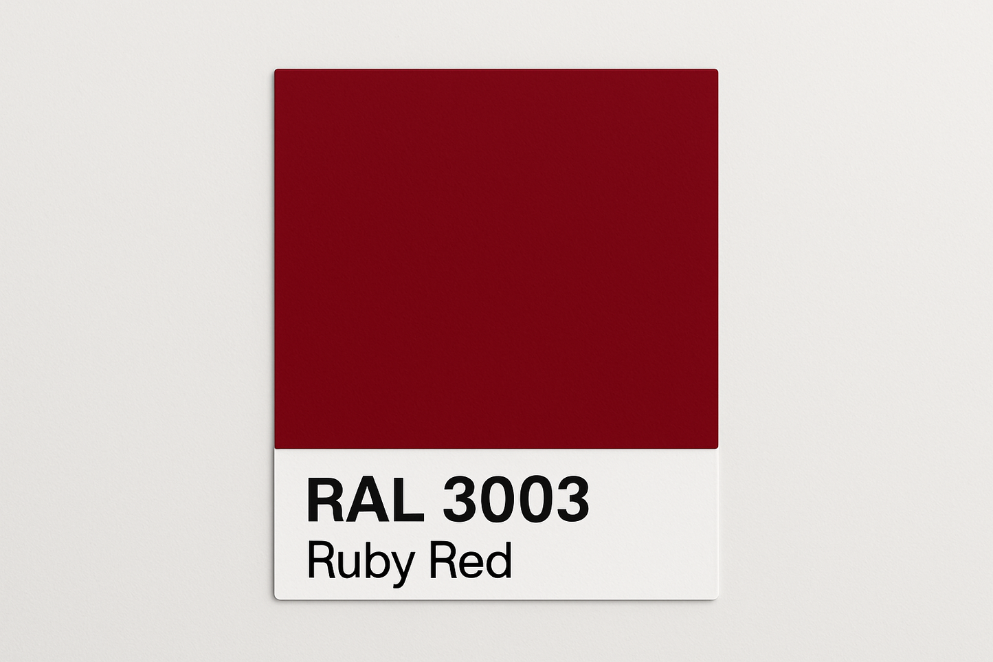 Show an example of RAL 3003 Ruby Red