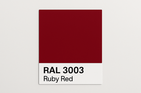 Show an example of RAL 3003 Ruby Red