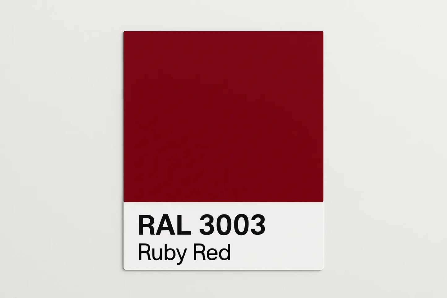Show an example of RAL 3003 Ruby Red
