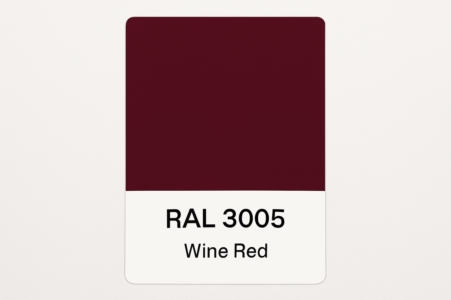 Show an example of RAL 3005 Wine Red