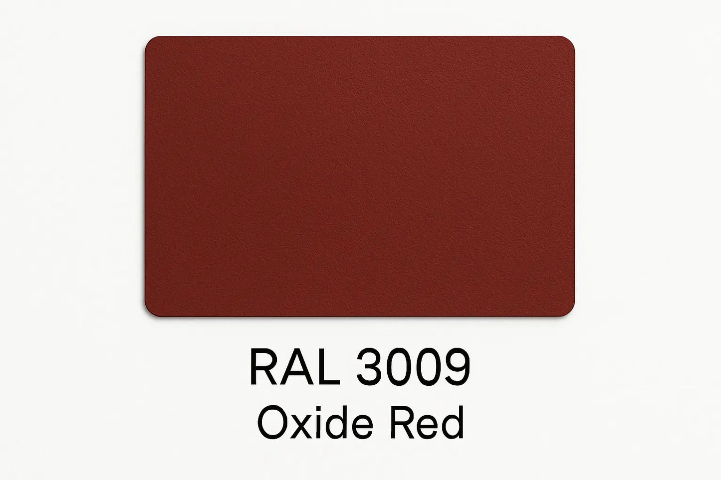 Show an example of RAL 3009 Oxide Red