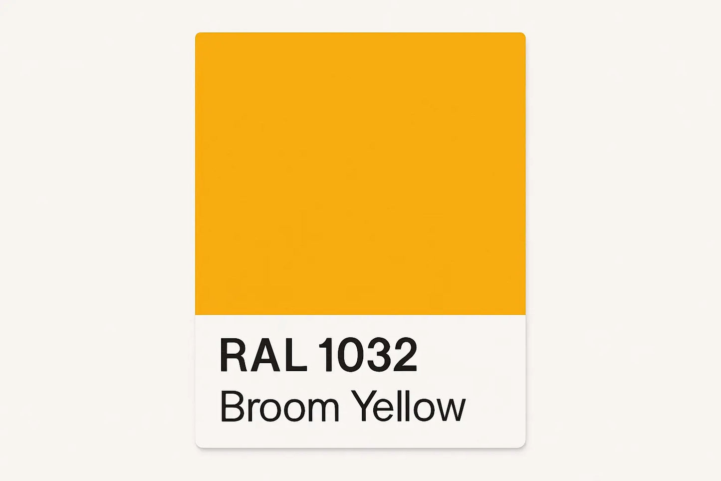Show me an example of RAL 1032