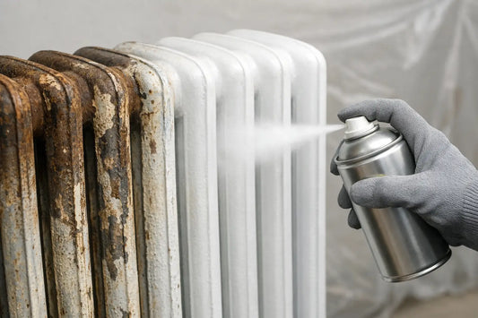 Restoring Old Radiators With Spray Paint