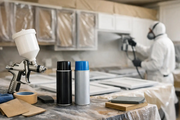 Kitchen Cabinet Spray Painting Guide
