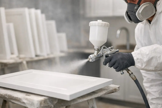How to Spray Paint Kitchen Doors Properly