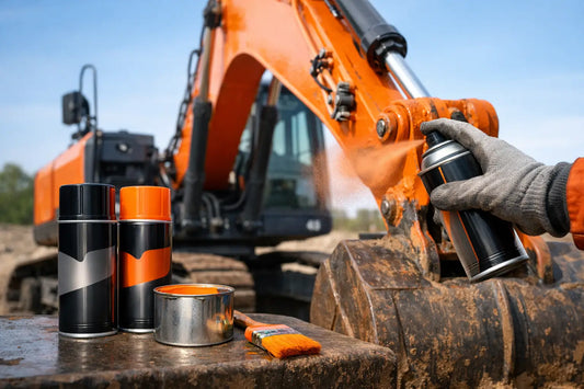 Touch Up Paint for Diggers That Lasts