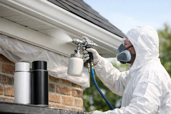 Spraying Fascias for a Clean, Durable Finish