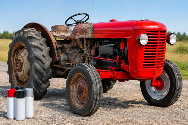 A Tractor Paint Restoration Example That Lasts