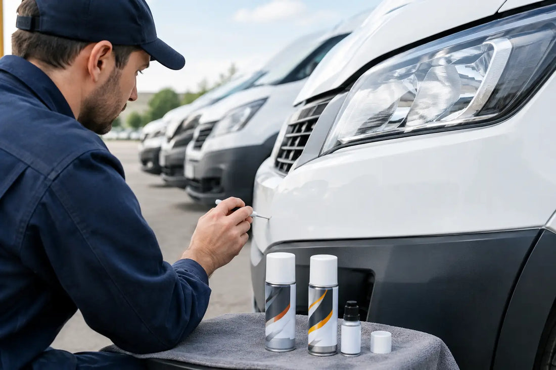Fleet Touch Up Paint Case Study for Working Vans