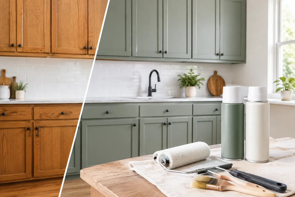 A Kitchen Cupboard Repainting Example That Works