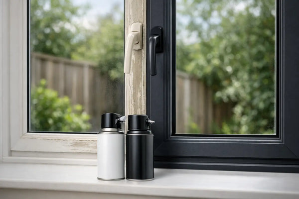 UPVC Window Respray Before and After Results