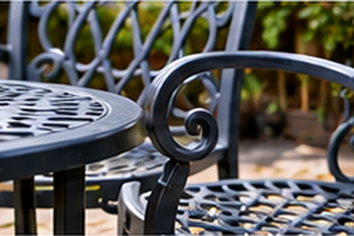 Steel and iron furniture