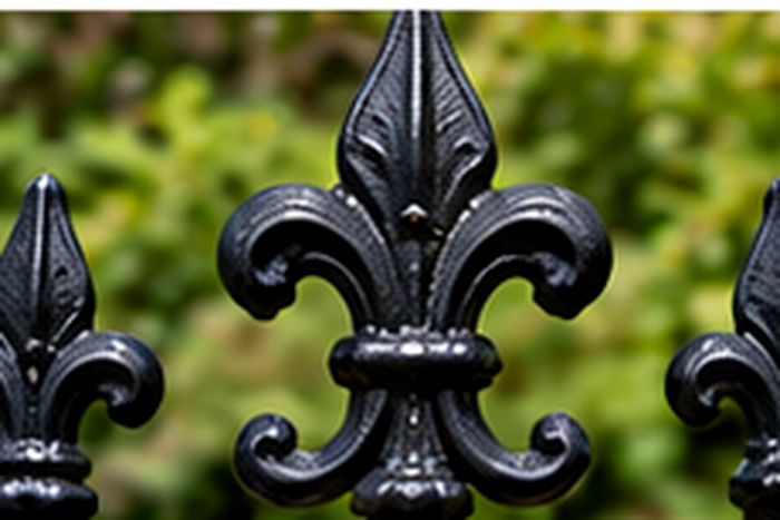 Cast iron and ornate metalwork