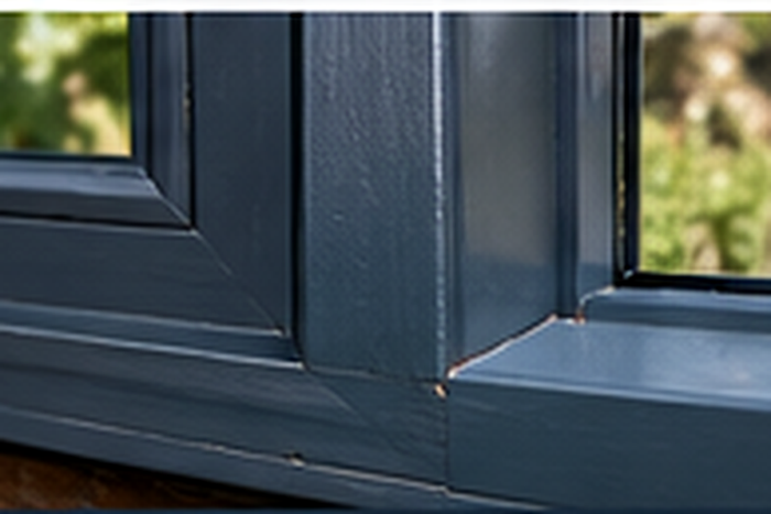 Coloured factory-finished uPVC