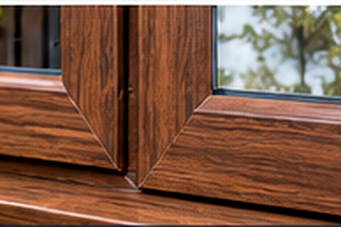 Foil-wrapped uPVC profiles
