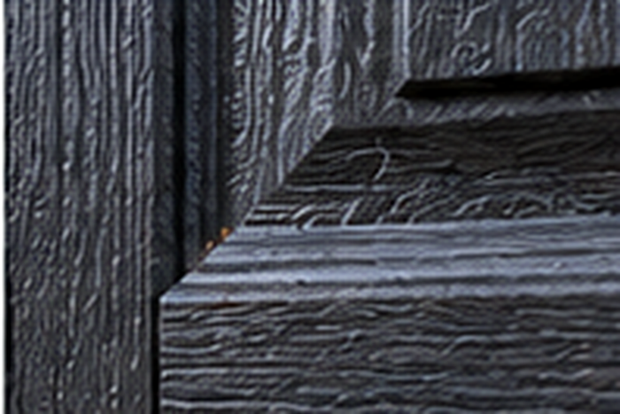 Moulded woodgrain GRP