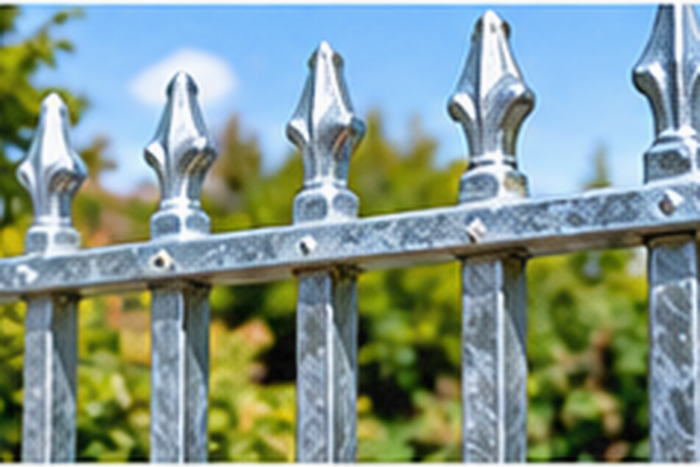 Weathered galvanised steel