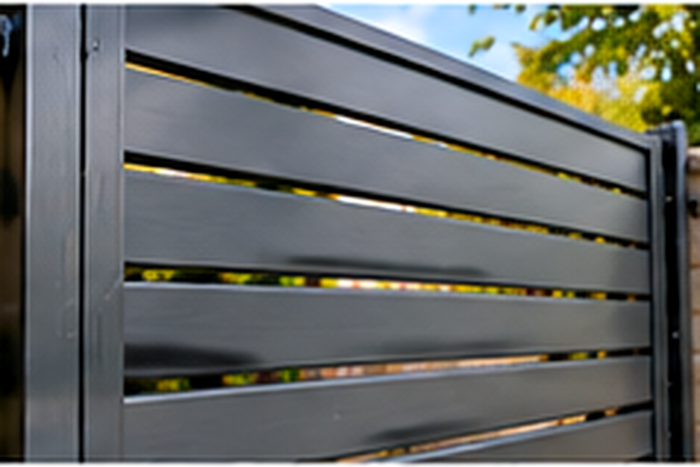 Aluminium and powder-coated metal