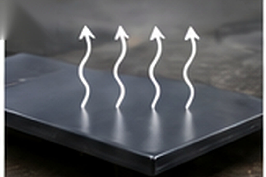 Allowing aerosol paint to flash off between coats in a clean drying area
