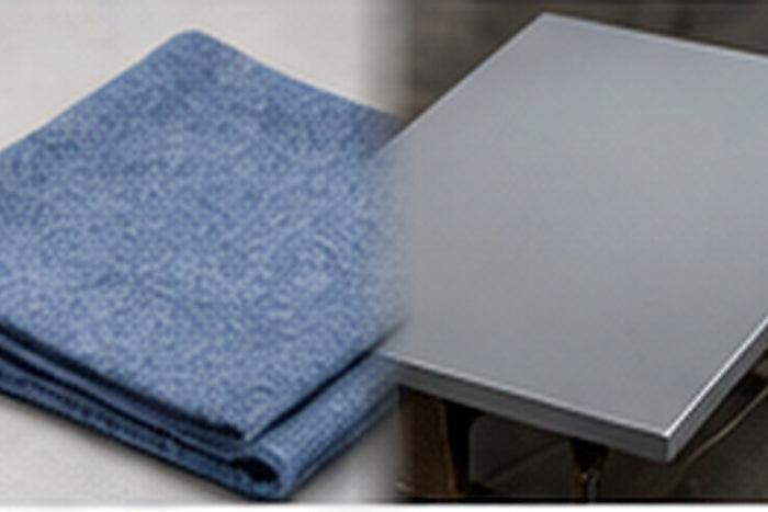 Tack cloth and test card