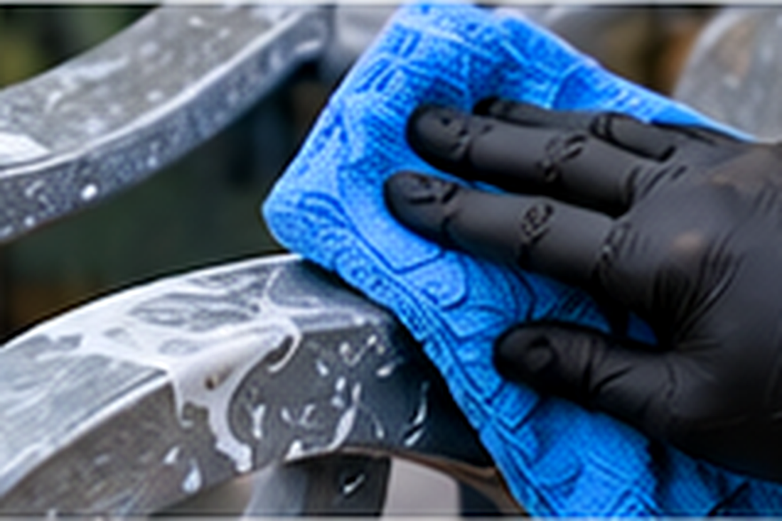 Cleaning garden furniture to remove grease algae dirt polish and chalking