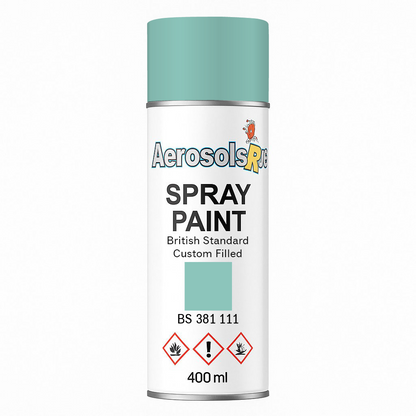 British Standard  381C 111	Pale Blue 400ml Aerosol Available in any Finish