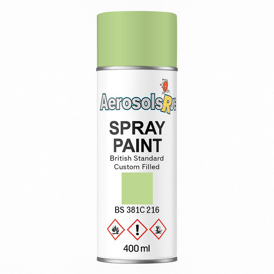 381C  216 Eau de Nil 400ml Aerosol Available in any Finish