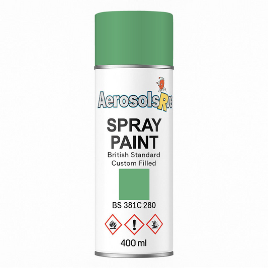 381C 280 Verdigris green 400ml Aerosol Available in any Finish
