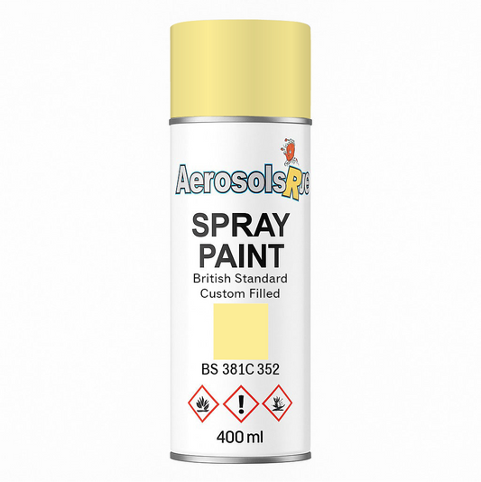 381C 352 Pale cream 400ml Aerosol Available in any Finish