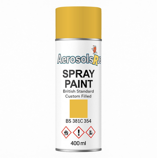381C 354 Primrose 400ml Aerosol Available in any Finish