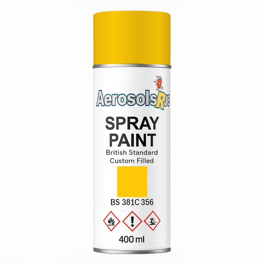 381C 356 Golden yellow 400ml Aerosol Available in any Finish