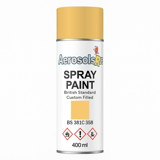 381C 358 Light buff 400ml Aerosol Available in any Finish