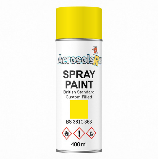 381C 363 Bold yellow 400ml Aerosol Available in any Finish