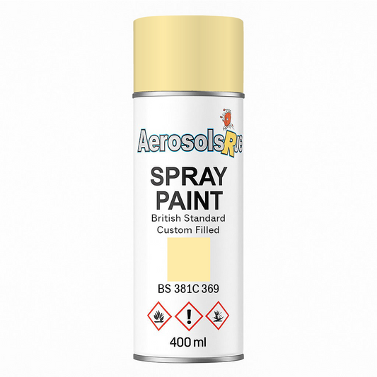 381C 369 Biscuit 400ml Aerosol Available in any Finish