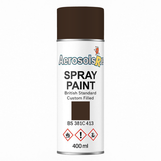 381C 413 Nut brown400ml Aerosol Available in any Finish