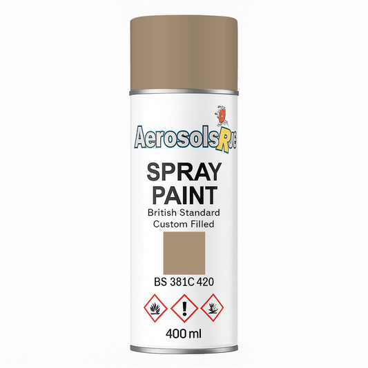 381C 420 Dark camouflage desert sand 400ml Aerosol Available in any Finish