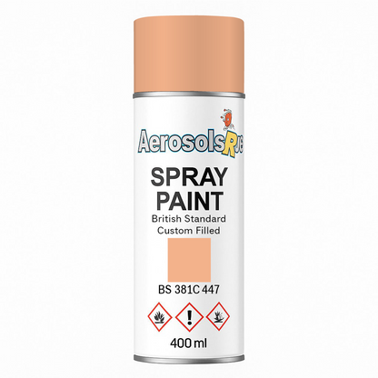 381C 447 Salmon pink 400ml Aerosol Available in any Finish