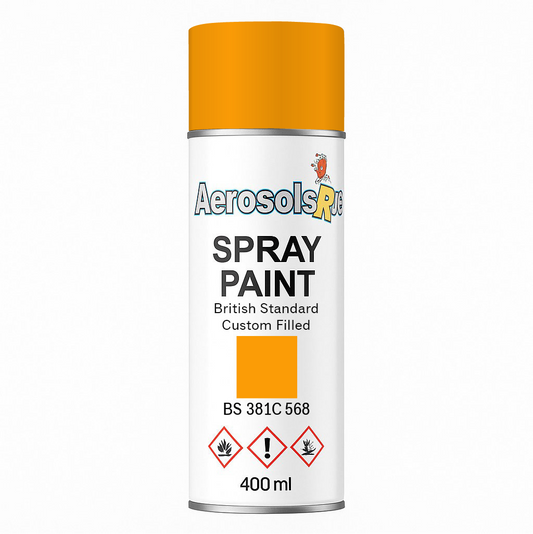 381C 568  Apricot 400ml Aerosol Available in any Finish