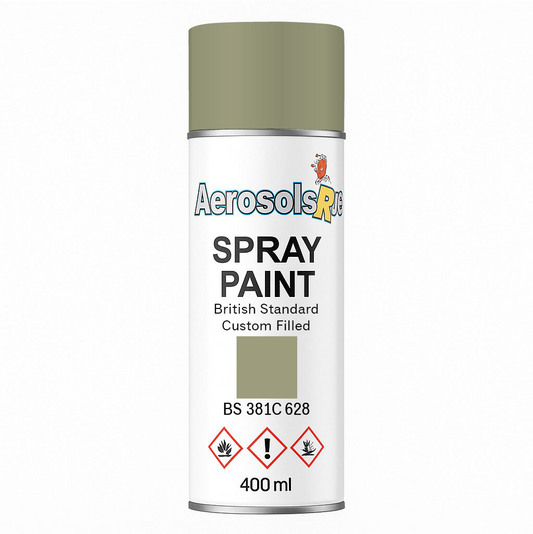 381C 628 Silver grey 400ml Aerosol Available in any Finish